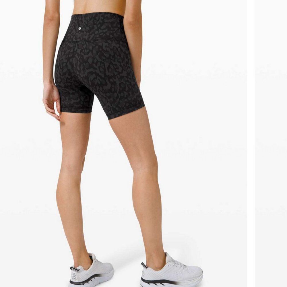 Lululemon Wunder Train High-Rise Short 6"- Deep Camo Multi
